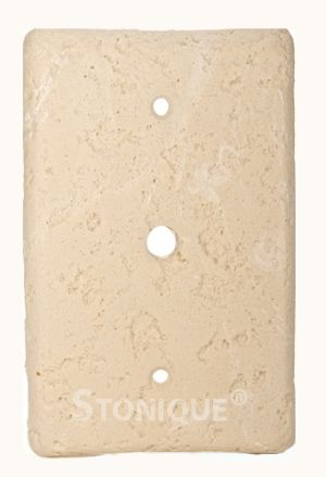 Stonique® TV/Cable Switch Plate Cover in Wheat